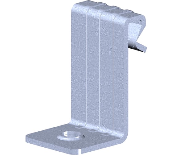 Балочный фиксатор PRO-montag.ru вертикальный BFVRO 1-5 мм с отгибом и резьбой М6 (10 шт.) PM77845-1