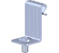 Балочный фиксатор PRO-montag.ru вертикальный BFVWO 1-5 мм с отгибом и винтом М6_10 (10 шт.) PM77848-1