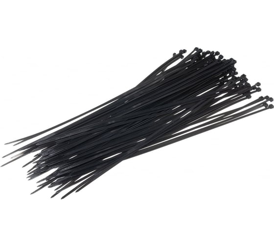 Хомут-стяжка MasterProf 2,5х200, 100 шт, чёрный ЭТ.010129