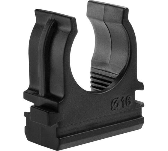 Клипса-крепёж для труб MasterProf 20мм, чёрный, 50 шт ЭТ.010030