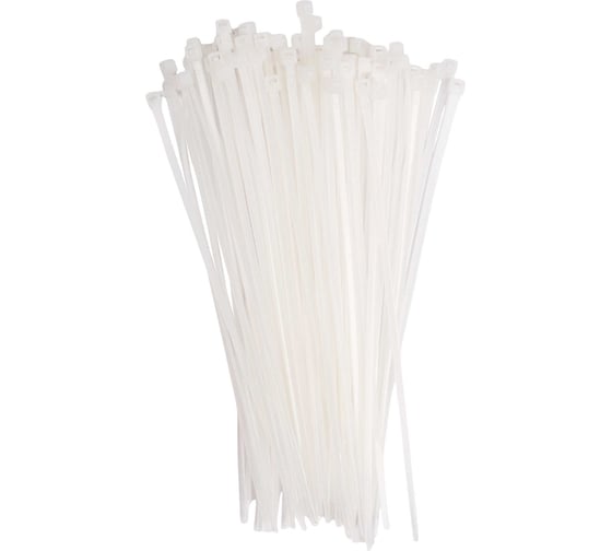 Кабельная стяжка Jazzway PCT 2,5x150-100WH PA6.6 2000 шт 5053588
