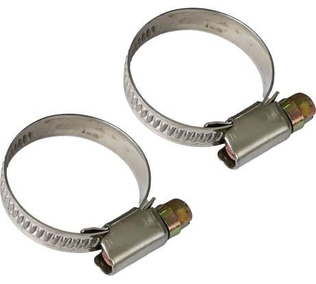 Червячный нержавеющий хомут Профитт 20-32 мм, под отвёртку, 2 шт. 1643944