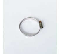 Червячный нержавеющий хомут Профитт 40-60 мм, под отвёртку, 2 шт. 1643951