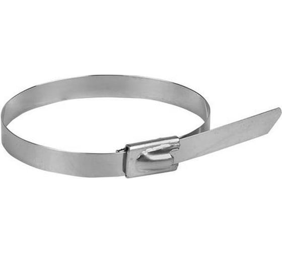 Хомут HLT AISI 316 из нержавеющей стали крепежный под двойной обхват 7.9x800 (уп./50 шт.) 084-01-752