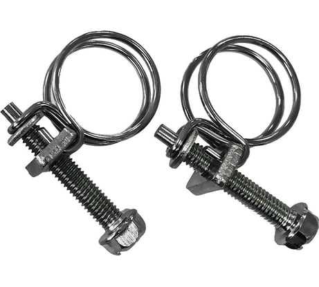 Двойной стальной хомут Boutte 12 мм, 2 шт. 0201495