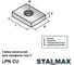 Гайка канальная Stalmax LPN CU M8 33х25х6 для С-образного профиля 30/38/40 мм (арт. 10705) оцинкованная сталь (уп. 50 шт) 10705-023 8