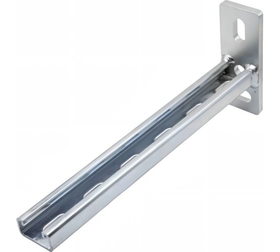Консоль Stalmax LMS K-S 41х21х2,5-600 Strut, Т-образная (арт. 10533) оцинкованная сталь (уп. 1 шт) 10533-023