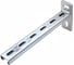 Консоль Stalmax LMS K-S 41х21х2,5-600 Strut, Т-образная (арт. 10533) оцинкованная сталь (уп. 1 шт) 10533-023 2