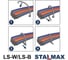 Стяжка кабельная Stalmax LS-B 3,6х300 черная (арт. 11513) нейлон 6.6 (уп. 100 шт) 11513-023 5
