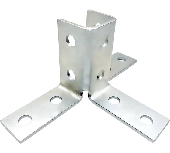 Уголок Stalmax 3D LMS 3D19 41 для монтажного профиля (арт. 10564) оцинкованная сталь (уп. 20 шт) 10564-023