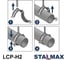 Хомут трубный Stalmax LCP-H2 260-274 (10) для высоких нагрузок (3,0х30) с виброгасителем и гайкой М16 (арт. 11438) оцинкованная сталь (уп. 15 шт) 11438-023 9