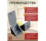 Мебельный уголок 23 Болта пластиковый темно-серый, 50 шт 18-0020ф50 4