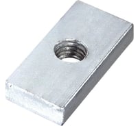 Гайка канальная Stalmax LPN C M8 25х13х5 для С-образного профиля 30 мм (арт. 10702) оцинкованная сталь (уп. 100 шт) 10702-023