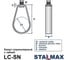 Хомут спринклерный Stalmax LC-SN M10 2 (57-64) с гайкой для систем пожаротушения (арт. 12130) оцинкованная сталь (уп. 50 шт) 12130-023 6