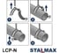 Хомут трубный Stalmax LCP-N AISI 430 1 1/4 (39-46 мм) М8 с виброгасителем и гайкой (арт. 10658) нержавеющая сталь AISI 430 (уп. 180 шт) 10658-023 7