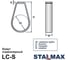 Хомут спринклерный Stalmax LC-S 1 (34-36) грушевидный без гайки (арт. 10589) оцинкованная сталь (уп. 150 шт) 10589-023 3