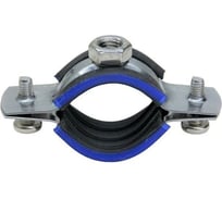Хомут трубный Stalmax LCP-N AISI 430 2 (59-66 мм) М8 с виброгасителем и гайкой (арт. 10660) нержавеющая сталь AISI 430 (уп. 100 шт) 10660-023