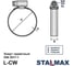 Хомут червячный Stalmax L-CW 50-70/9 AISI 430 DIN 3017-1 (арт. 11717) нерж. сталь AISI 430 (уп. 50 шт) 11717-023 8