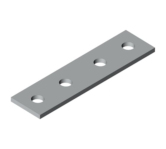 Пластина УМС 4 отверстия, ТДЦ 2 шт, P-4-TDZ