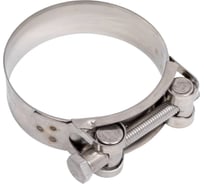 Усиленный хомут TITAN LOCK (32-35 мм), нержав.сталь (лента+болт) AISI 304, TL32-35RCSS