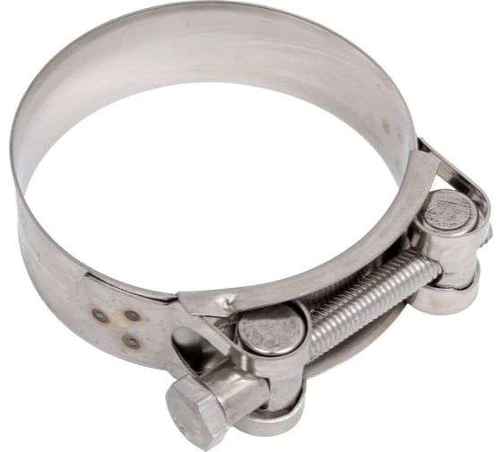 Усиленный хомут TITAN LOCK (32-35 мм), нержав.сталь (лента+болт) AISI 304, TL32-35RCSS