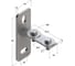 Фланец торцевой поперечный Termoclip TEF T 28 4F2 M8 (25шт/кор) 9116001-212 3