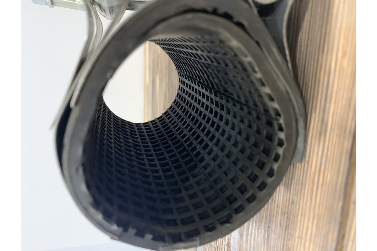 Ремонтный хомут ВЗПА свертная муфта из нержавеющей стали Ду 65, ОД 75 ...