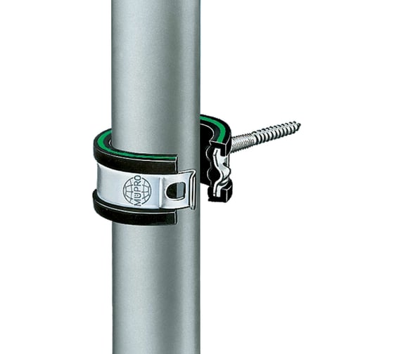 Хомут Mupro Safety Clip оцинкованный, с изол. DGL, M8 15 мм 123230.1