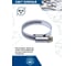 Червячный хомут vertextools нерж. сталь W2, 30-45 мм, 100 шт. 08-30-45 2