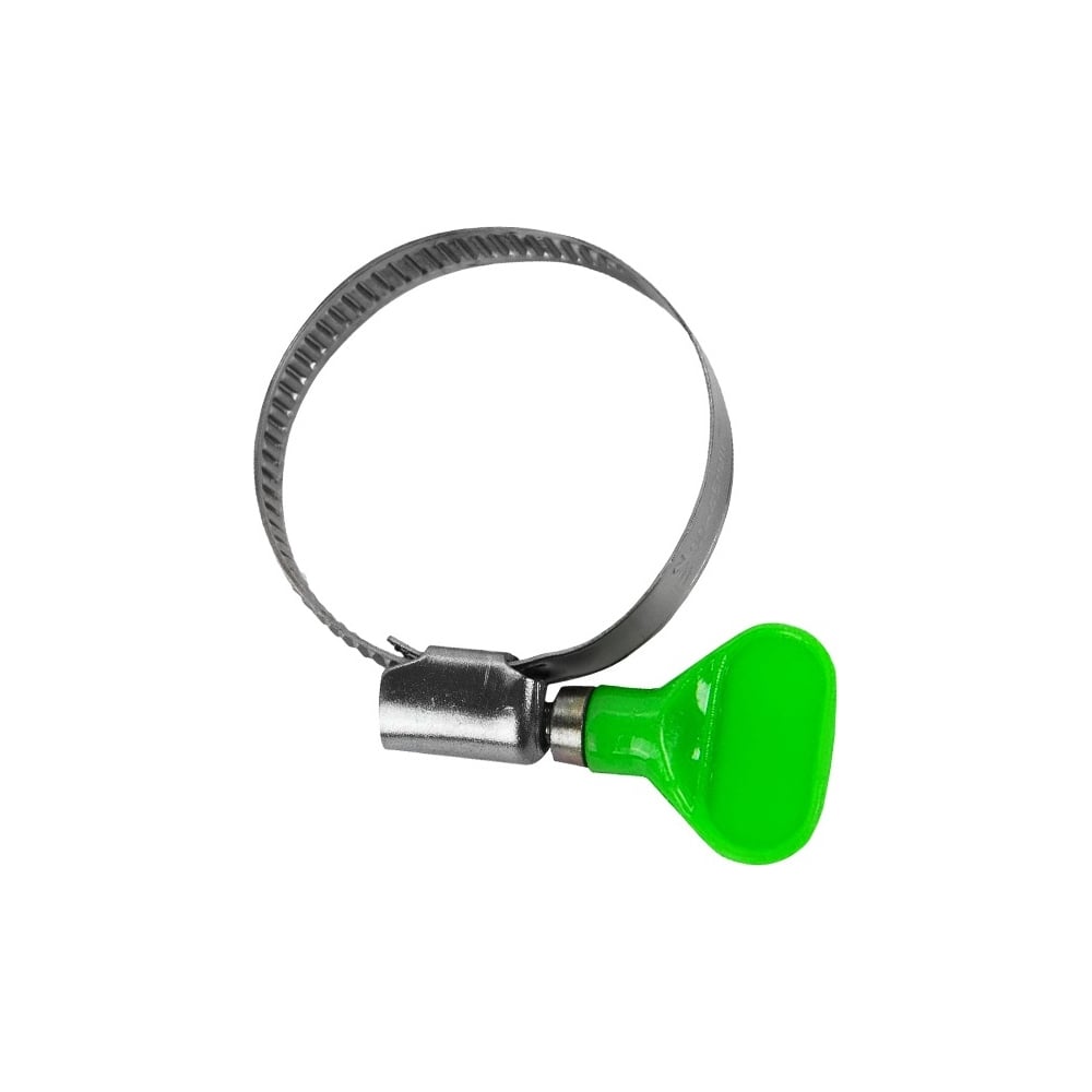 Червячный хомут с барашком vertextools нерж. сталь W2, 16-25 мм, 100 шт ...