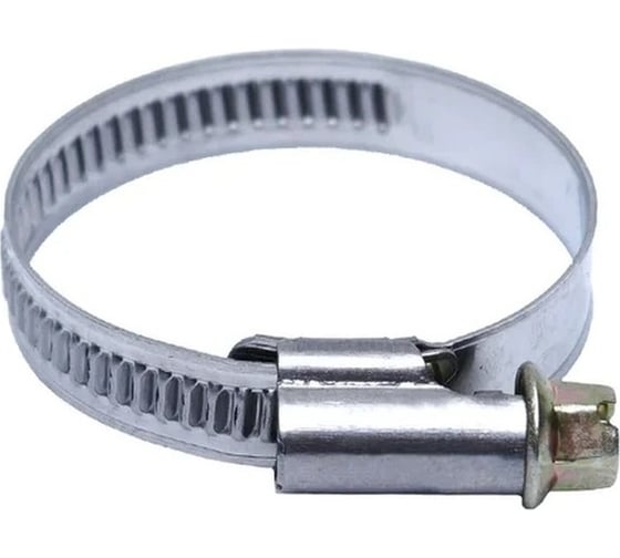 Червячный хомут vertextools нерж. сталь W2, 40-60 мм, 50 шт. 08-40-60 1