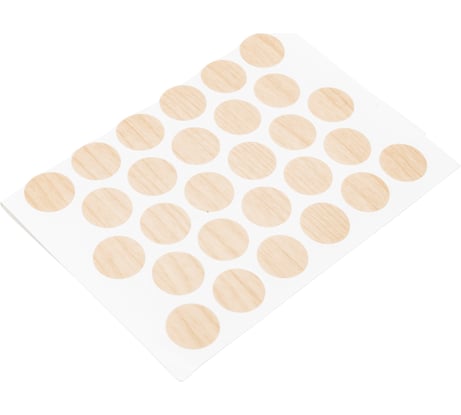 Заглушка на клею Локри пластина клен 50 шт. ЗКП клен