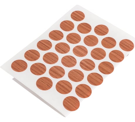 Заглушка на клею Локри пластина орех итальянский 50 шт. ЗКП орех итальянский