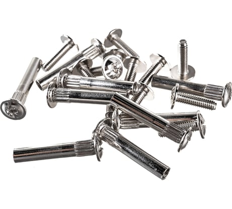 Межсекционная стяжка Локри 5 мм, никель, 10 шт. СТМ 5