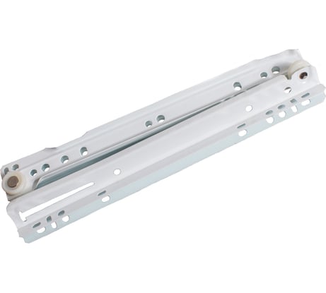 Роликовые направляющие Локри 350 мм, белые, 2 шт. EDS003-L 350 MM WHIT