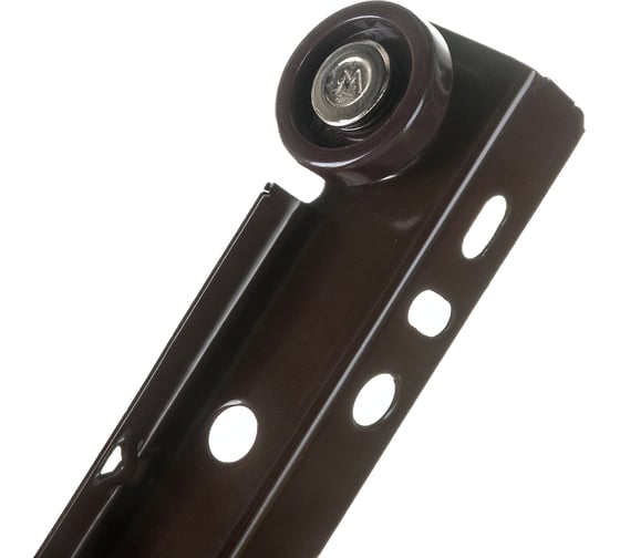 Роликовые направляющие Локри 400 мм, коричневые, 2 шт. EDS003-L400 MM BROWN