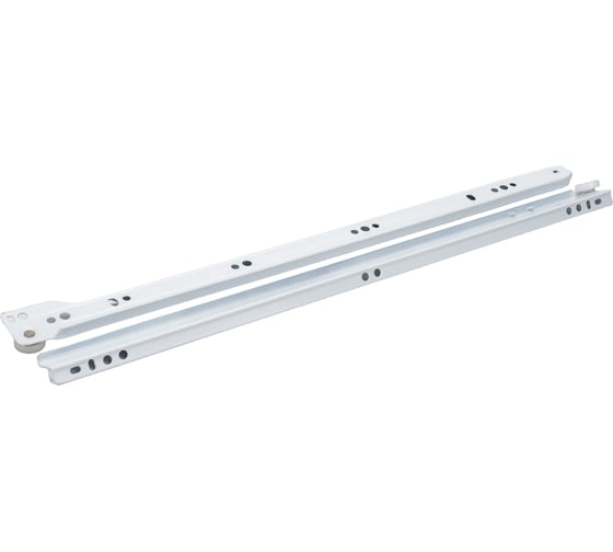 Роликовые направляющие Локри 450 мм, белые, 2 шт. EDS003-L 450 MM WHIT