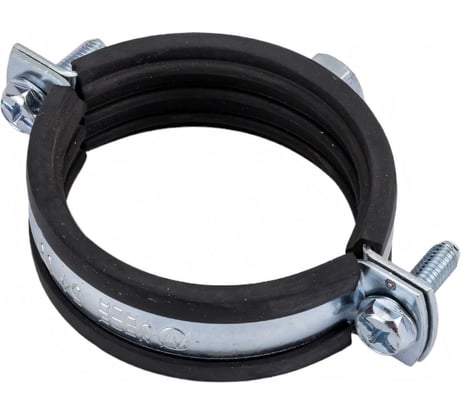 Трубный хомут Nord-Yada 54-58 мм, из оцинкованной стали, с гайкой М8 904253