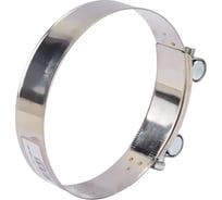 Силовой хомут Nord-Yada Д: 104-112 мм, Ш: 24 мм, Т: 0,8 мм, болт: М8х80, нерж. сталь 902896