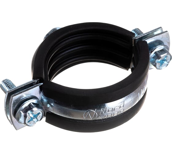 Трубный хомут Nord-Yada 1 1/4", 38-43 мм, из оцинкованной стали, с гайкой М8 904247