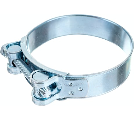 Силовой хомут Nord-Yada Д: 86-91 мм, Ш: 24 мм, Т: 1.5 мм, болт: М8х70, оцинкованная сталь 906002