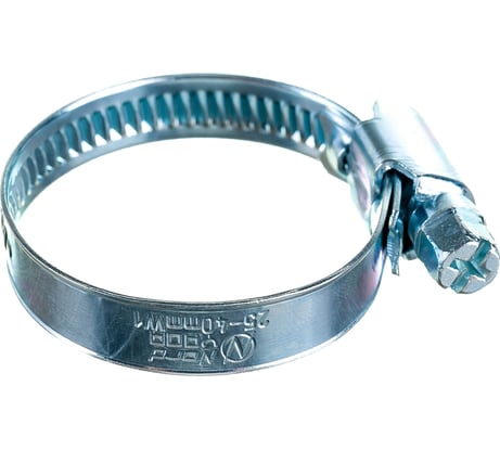 Червячный хомут Nord-Yada 25-40 мм, оцинк. сталь 904582