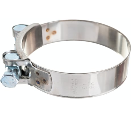 Силовой хомут Nord-Yada Д: 86-91 мм, Ш: 24 мм, Т: 0,8 мм, болт: М8х75, нерж. сталь 902893