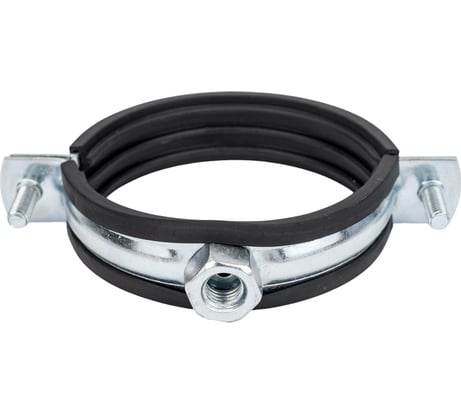 Трубный хомут Nord-Yada 2 1/2", 75-80 мм, из оцинкованной стали, с гайкой М10 904254