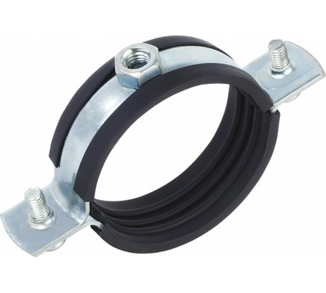 Трубный хомут Nord-Yada 6", 159-166 мм, из оцинкованной стали, с гайкой М10 904258