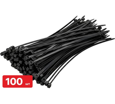 Хомут-стяжка SAMGRUPP нейлоновый 3,6х150 черный 100 шт/упак SAMC-117236150