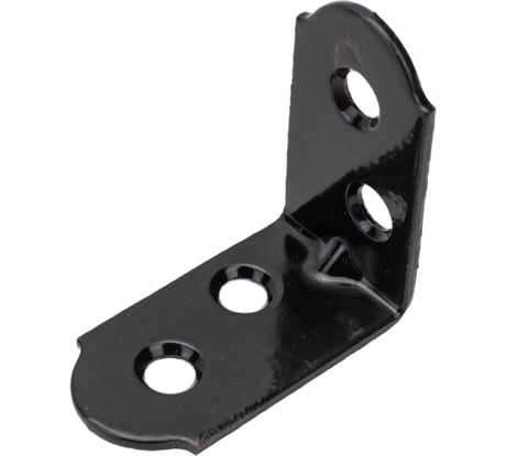 Мебельный уголок Левша 30x30x16, черный, 6 шт. У8-5009.Ч