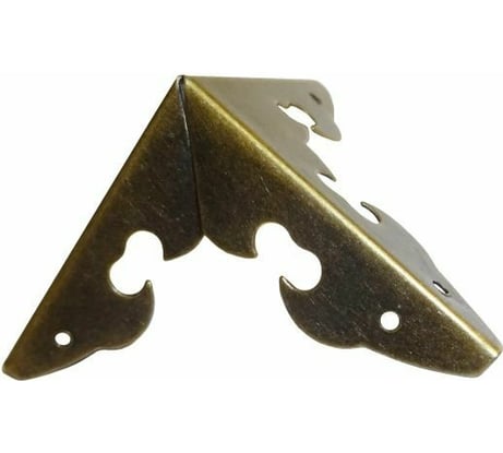 Декоративный угол Левша 30x30x30, бронза, 4 шт. У8-7219.СБ