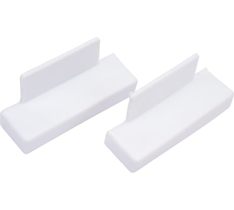 Латодержатель для деревянного каркаса Левша ЛДП 64-1 белый, 2 шт. У8-9811.Б