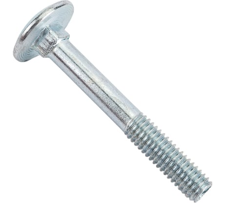 Мебельный болт с квадратным подголовком Метизный двор 6x45, DIN 603, 6 шт. 4690441029027